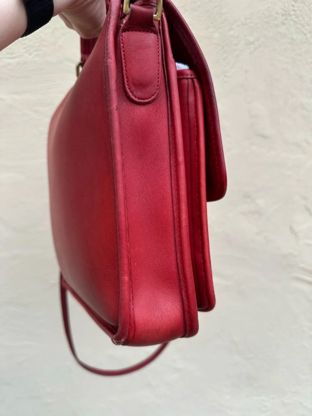 🌶️Vintage Red Coach Station Bag 5130🌶️ - Picture 4 of 11